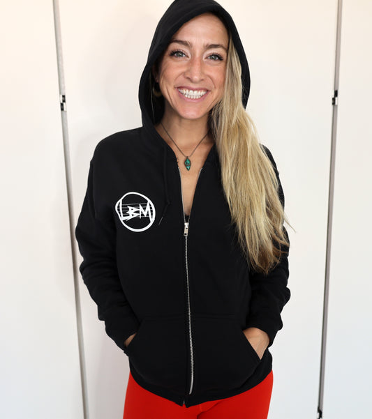 Black ZipUp Hoodie